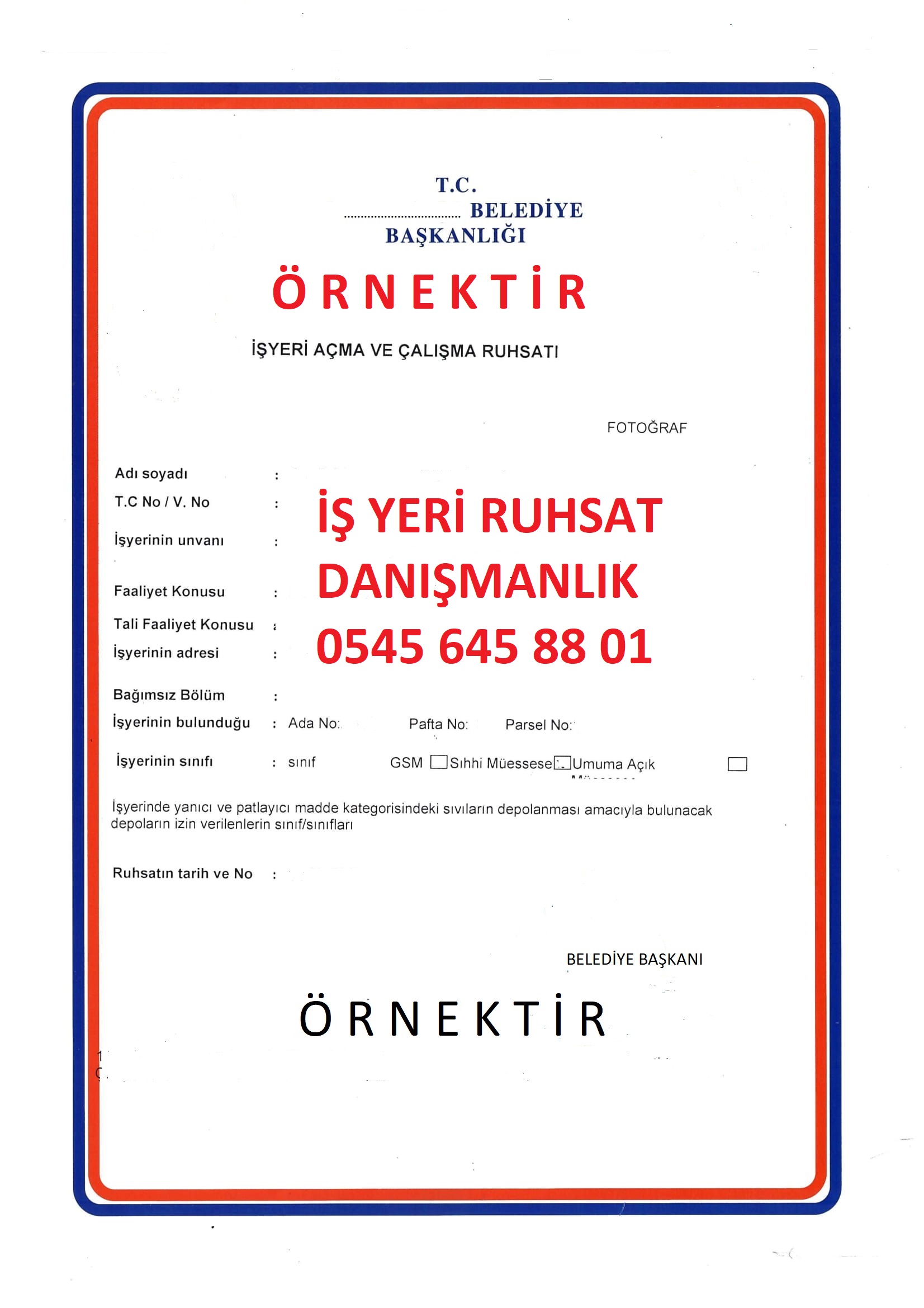 SIHHI MÜESSESE RUHSATI 